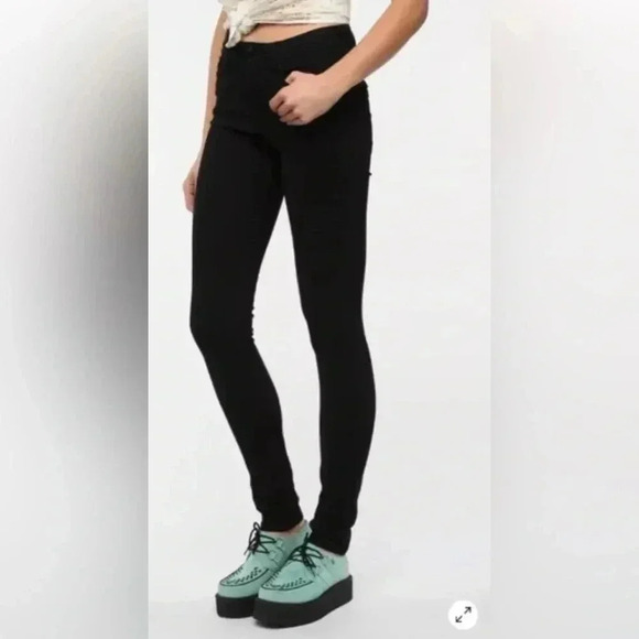 BDG High Rise Cigarettes  Ankle Black Jeans Size 29 - Picture 1 of 11